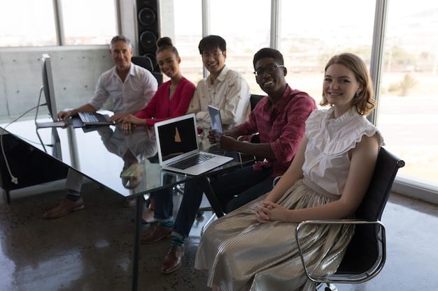 A group of people participating in a job training workshop, learning new skills and working together. The image should convey a sense of hope, opportunity, and economic empowerment.