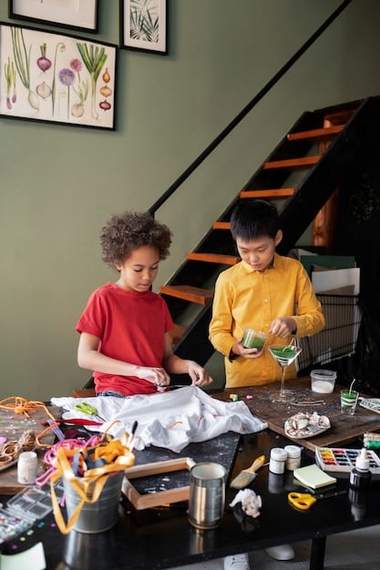 Volunteers sorting recyclables at a community recycling center. The scene is organized and efficient, demonstrating the commitment to reducing waste and conserving resources. Educational posters about recycling best practices are visible in the background.