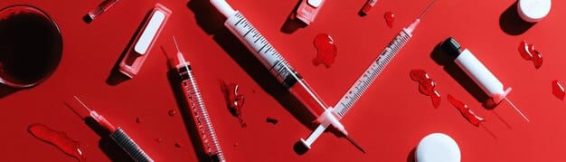 A close-up of various lip filler syringes and vials, showcasing different brands and formulations. The focus is on the advanced technology and ingredients of the fillers, highlighting their safety and effectiveness for lip augmentation. The background is clean and professional, emphasizing the medical and scientific aspects of the products.
