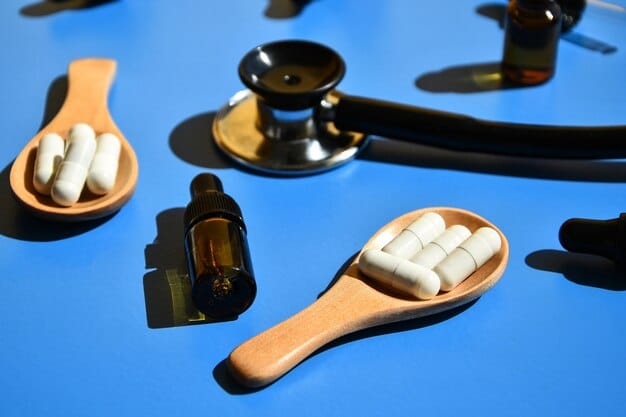 A professionally staged photo of various anti-aging supplements for joint health, including collagen, glucosamine, chondroitin, turmeric, and omega-3s, arranged on a wooden surface with a clean white background. The bottles are clearly labeled, emphasizing their potential benefits.