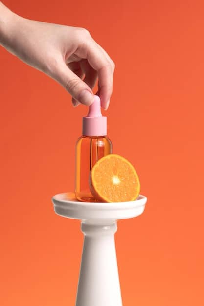 A visually appealing infographic showcasing best practices for storing Vitamin C serum, including keeping it in a dark, cool place and ensuring the bottle is tightly sealed to prevent oxidation and maintain potency.