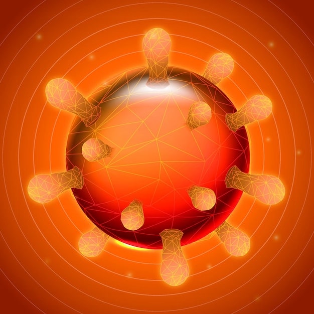 A vivid illustration of glowing cells and activated immune responses, depicting active cellular protection. The background shows abstract representations of anti-inflammatory compounds like curcumin and Vitamin D3 molecules.