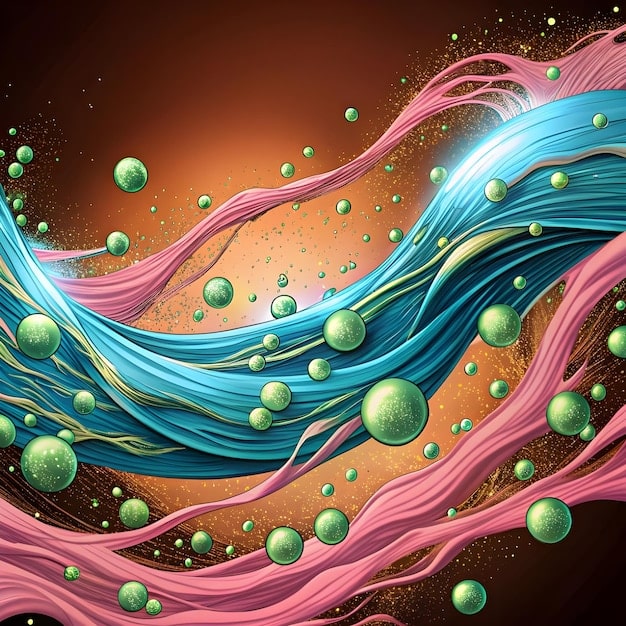 A detailed, colorful graphic illustrating metabolic pathways with key enzymes and molecules highlighted, next to a subtle representation of balanced hormones flowing through the body, all symbolizing optimal internal health.