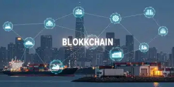 Blockchain network enhancing a global supply chain in the US
