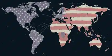 Global map highlighting international conflict zones and their impact on US foreign policy decisions.