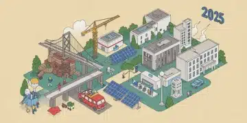 Government Spending & Economic Recovery: A 2025 Outlook Government spending stimulating economic recovery in 2025, with infrastructure and innovation projects.