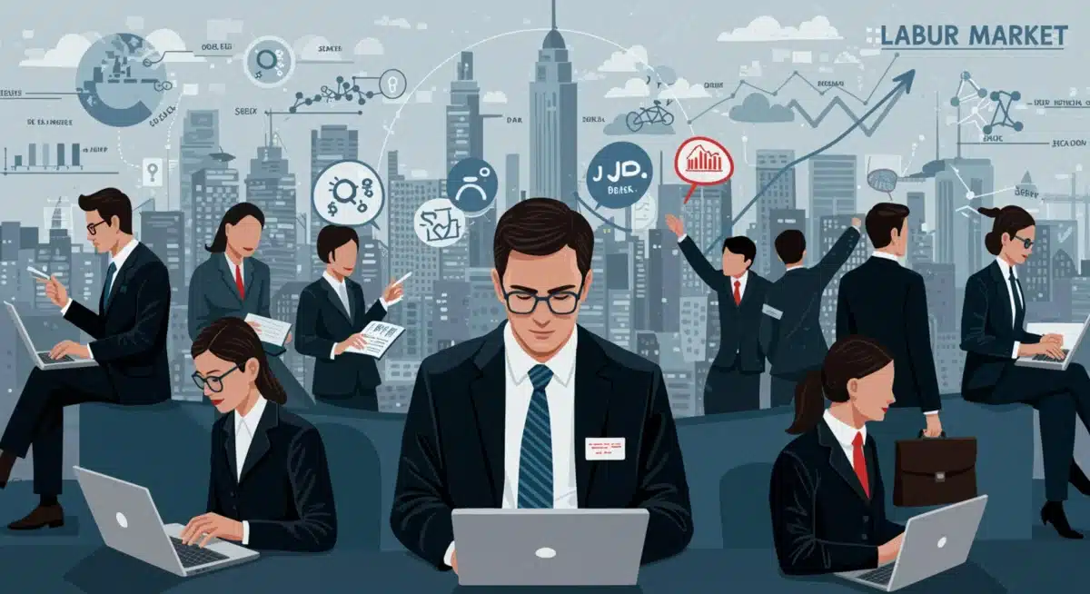 Diverse labor market showing both employment strength and potential vulnerabilities.