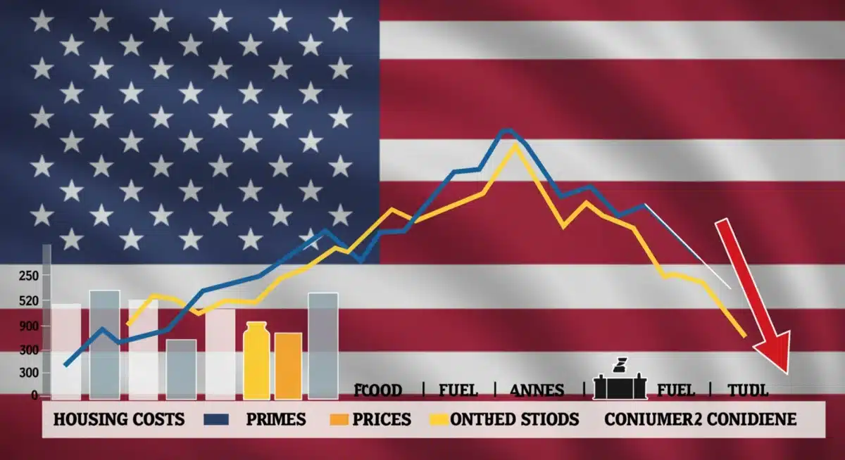 Charts illustrating rising costs and declining voter confidence