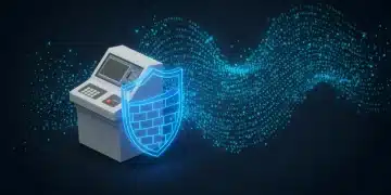 Secure voting machine protected by cybersecurity firewall