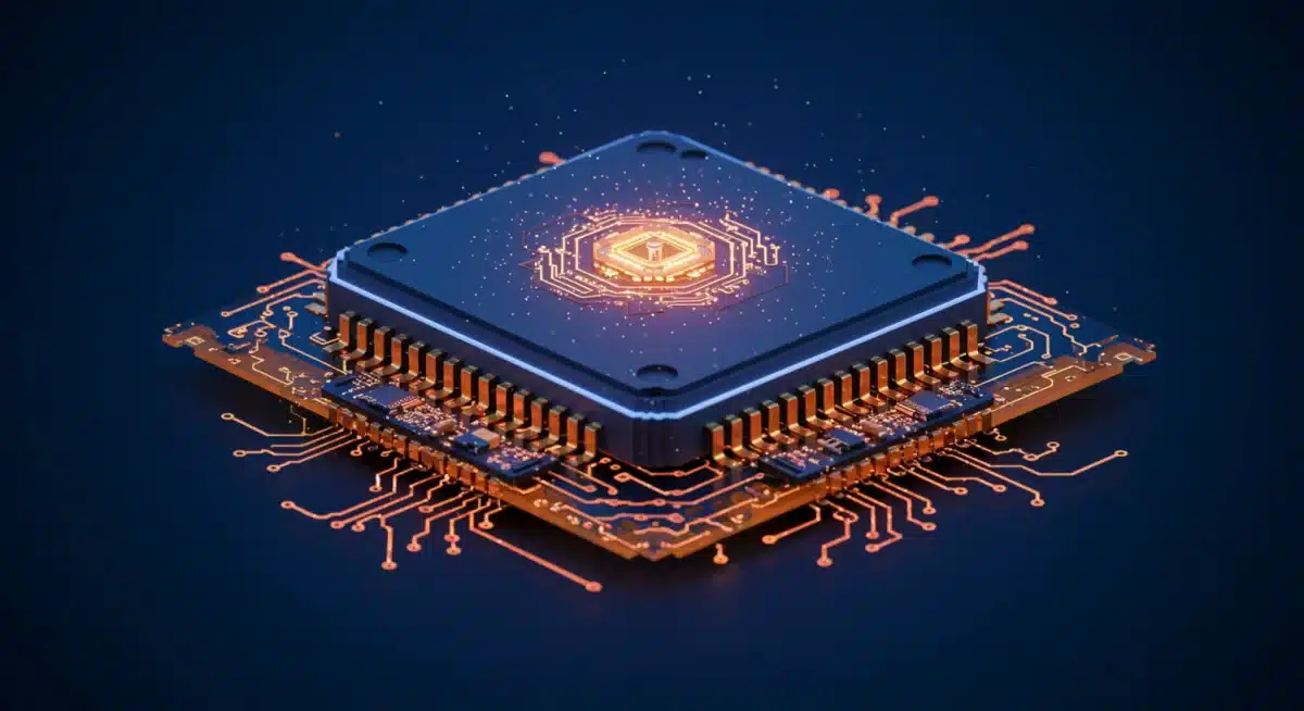 Advanced semiconductor technology driving digital transformation and AI innovations.